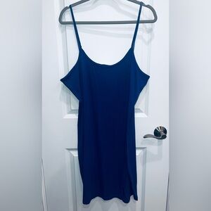 AQ Sport Woman’s Blue Stretchy Lounge Plus Size Dress Size 3X New